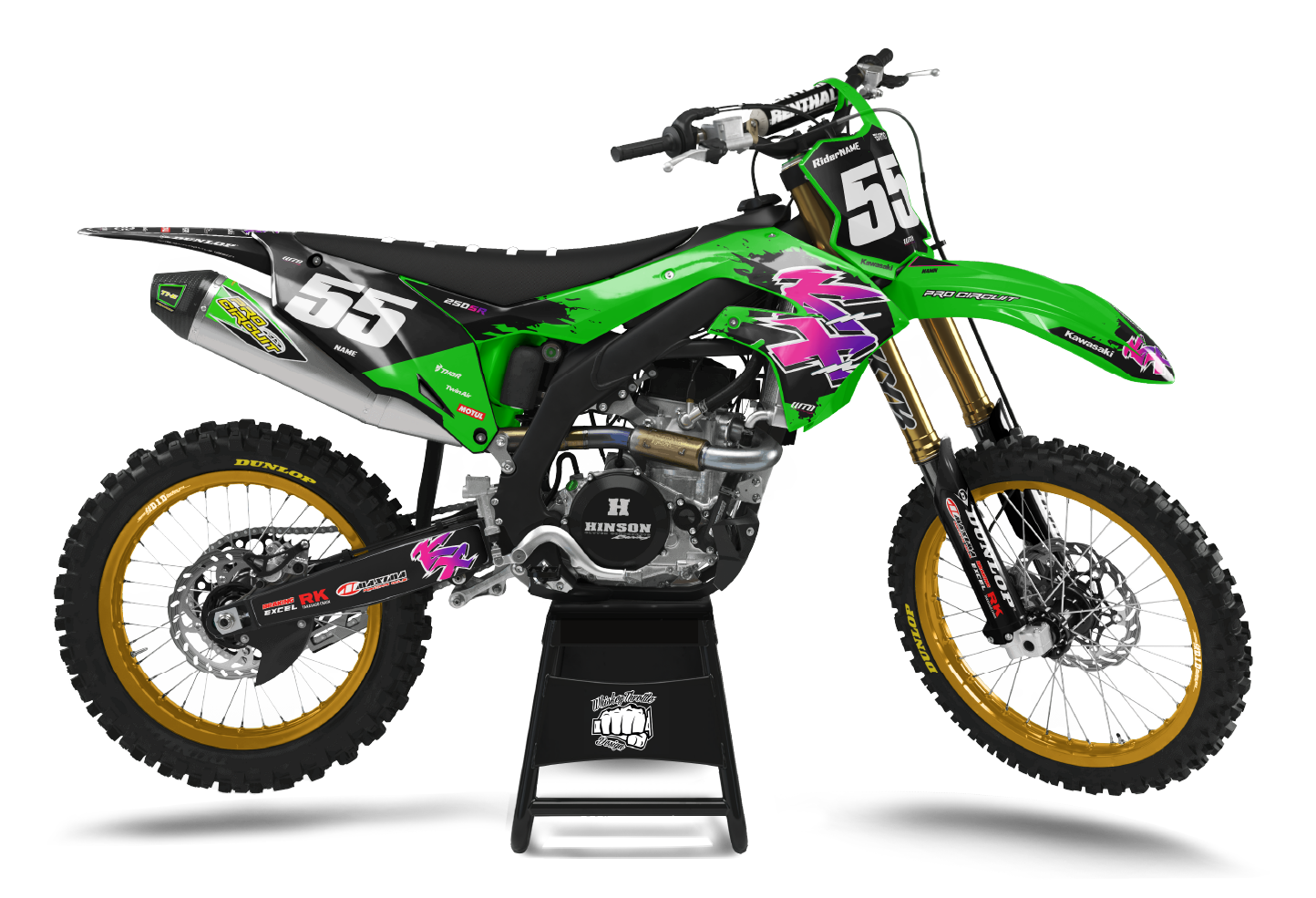 KAWASAKI SEMIRETRO - DEKALKIT