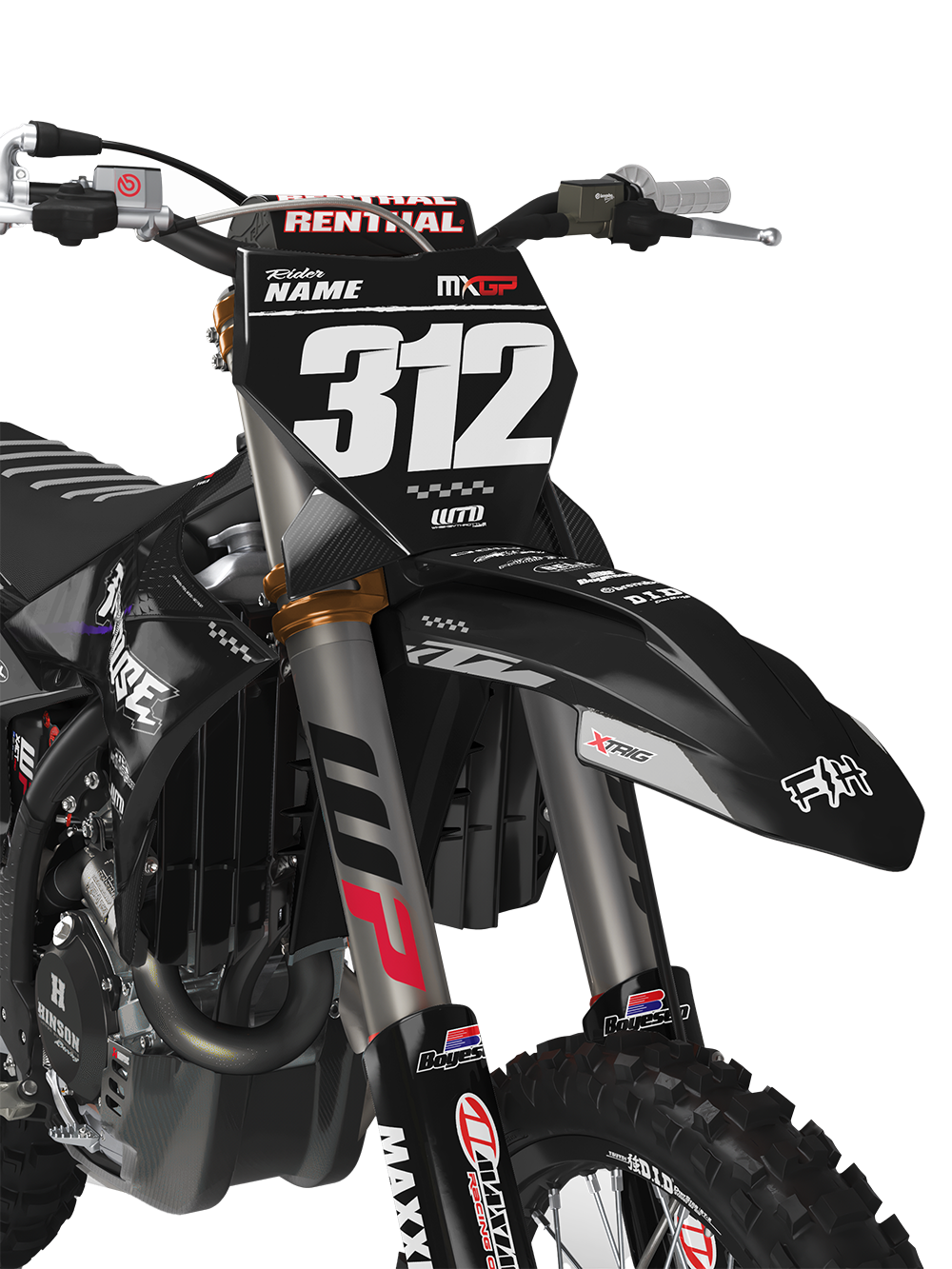 KTM HAZEL BLACK - DEKALKIT