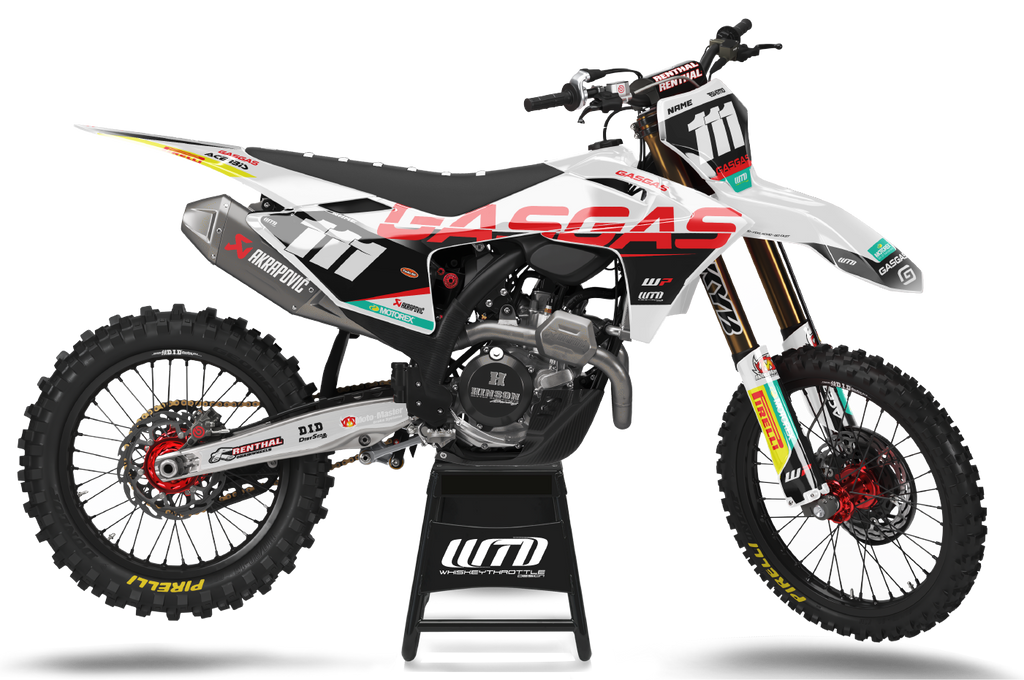 GASGAS FACTORY WHITE - DEKALKIT
