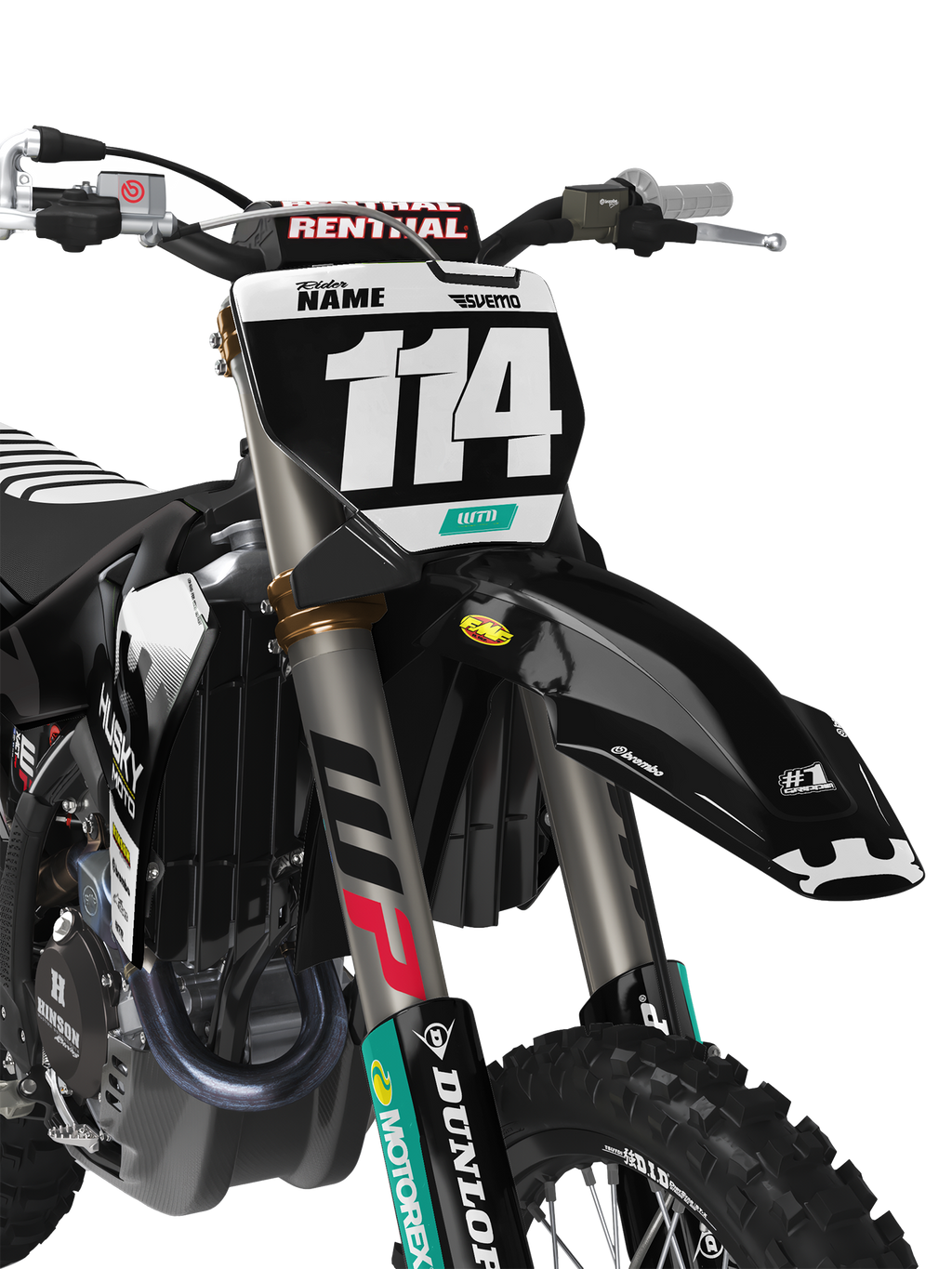 Dekalkit Husqvarna Clutch WTD