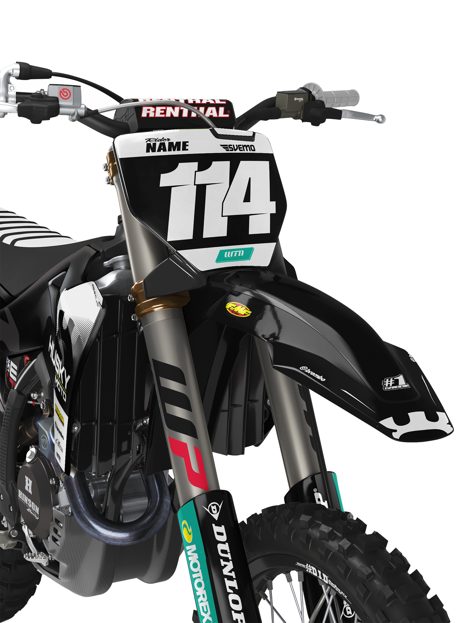 Dekalkit Husqvarna Clutch WTD