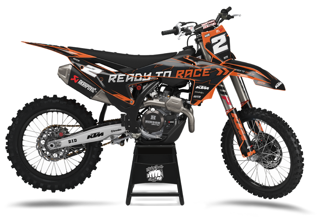 KTM R2R ORANGE - DEKALKIT