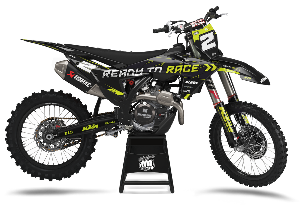 KTM R2R FLOU YELLOW - DEKALKIT