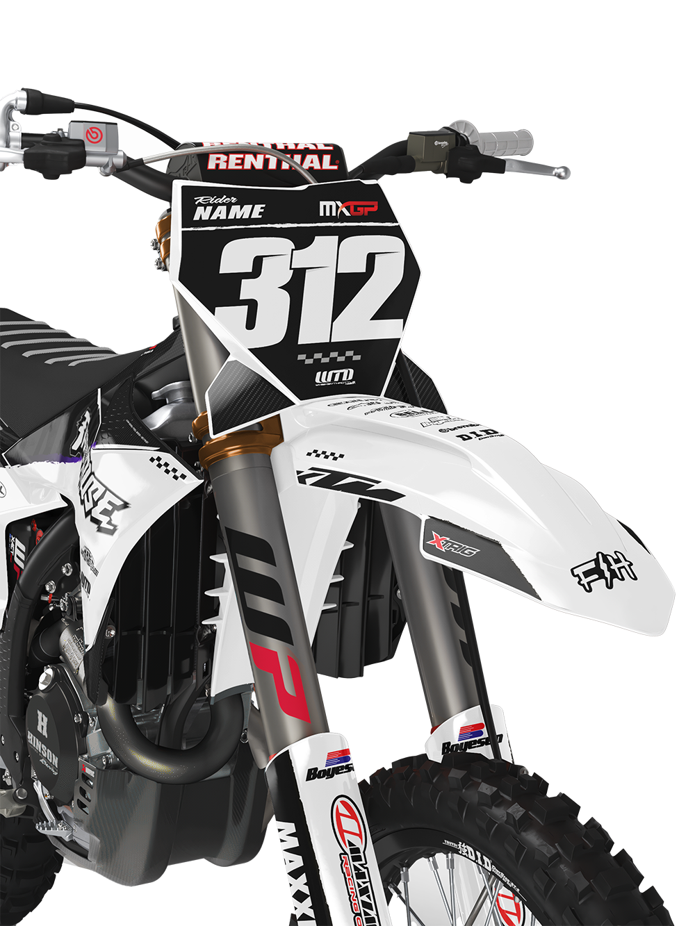 KTM HAZEL WHITE - DEKALKIT