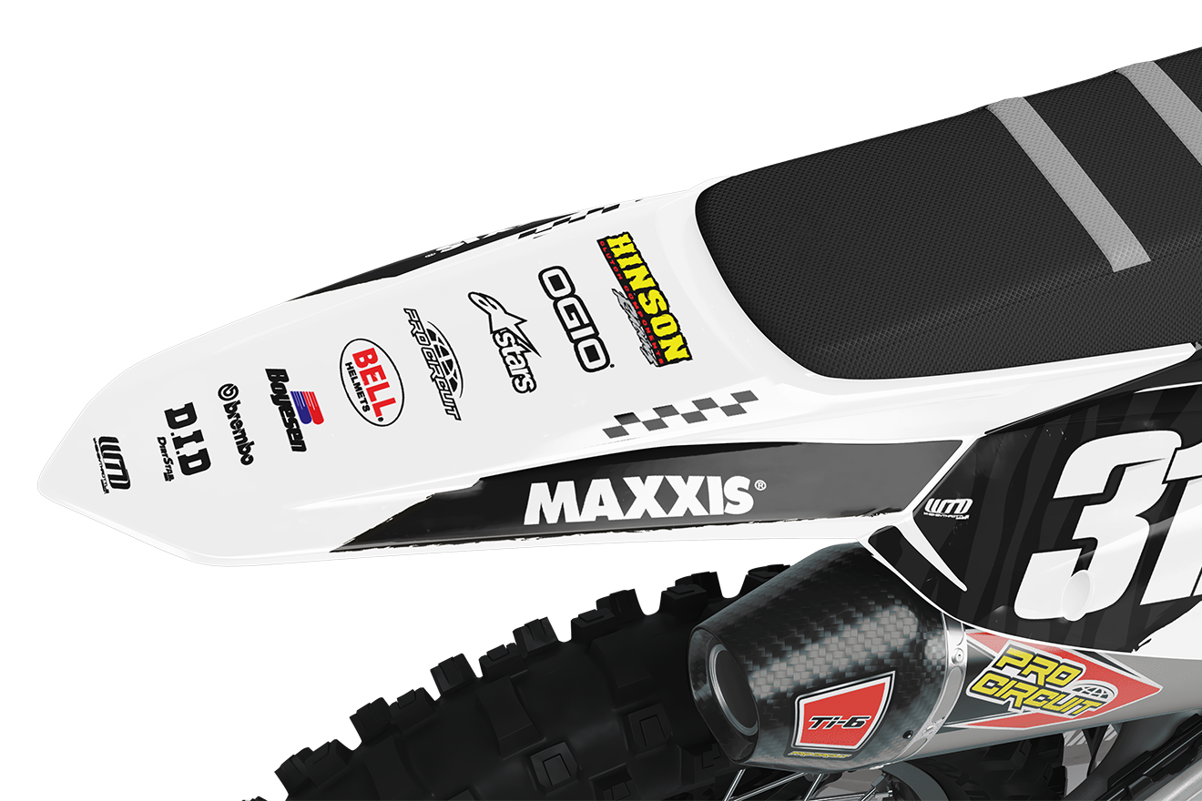 KTM HAZEL WHITE - DEKALKIT