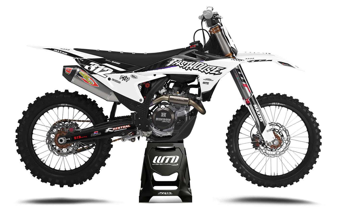 KTM HAZEL WHITE - DEKALKIT